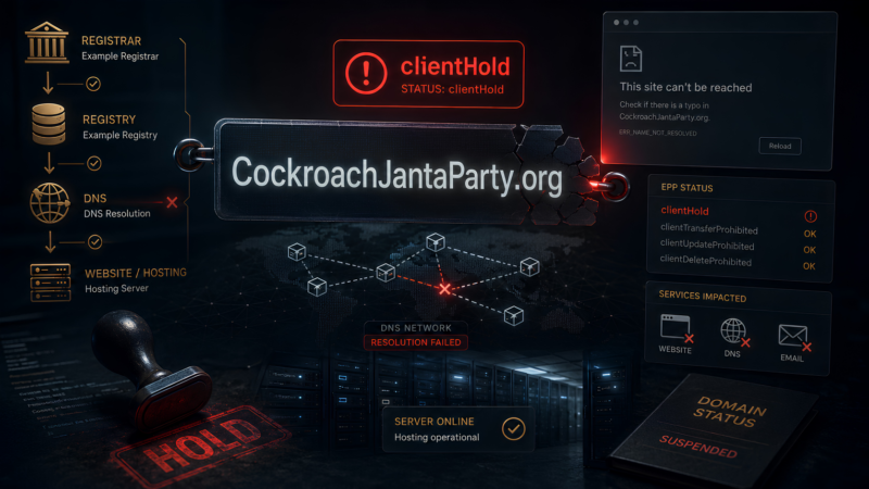 How the Website Behind Cockroach Janta Party Was Taken Down