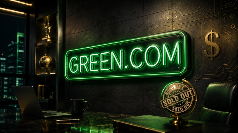 Green.com Sells for $7.5 Million: Inside One of 2026's Biggest Domain Transactions