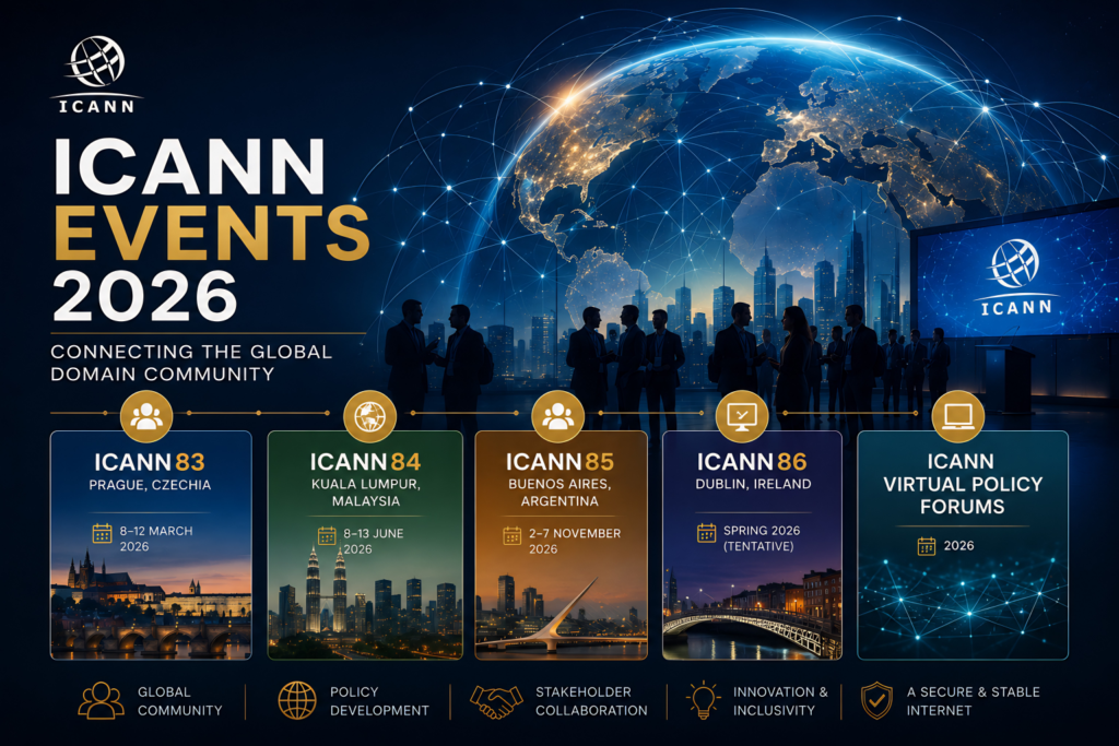ICANN Events 2026: Everything the Domain Community Needs to Know