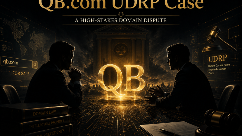 QB.com UDRP Case — When Failed Acquisitions Backfire | DomainX