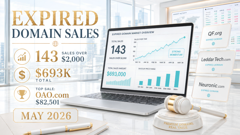 Expired Domain Sales Market Overview